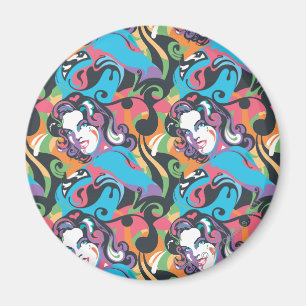 Supergirl Colour Splash Swirls Pattern 1 Magnet