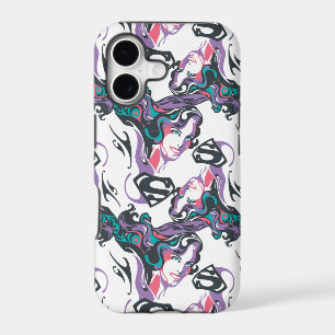 Supergirl Colour Splash Swirls Pattern 3