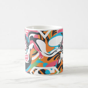 Supergirl Colour Splash Swirls Pattern 4 Coffee Mug