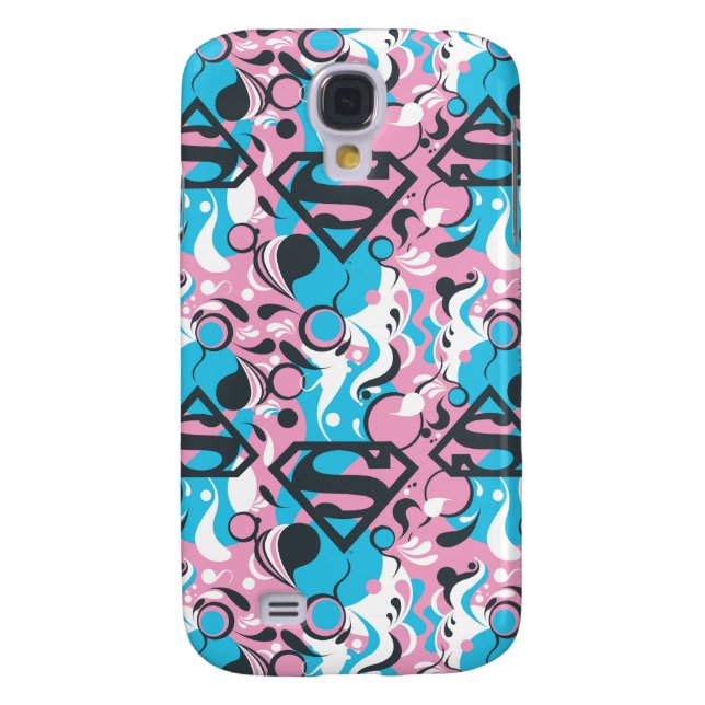 Supergirl Colour Splash Swirls Pattern 7 Case-Mate Samsung Galaxy Case (Back)