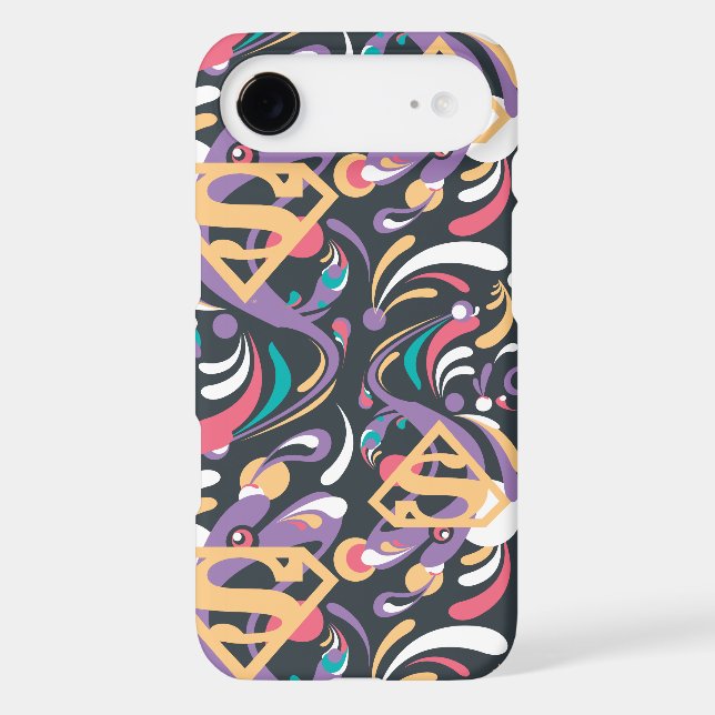 Supergirl Colour Splash Swirls Pattern 8 Case-Mate Samsung Galaxy Case (Back)
