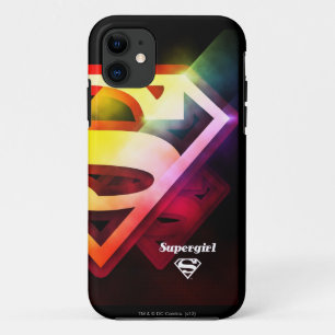 Supergirl Colourful Logo iPhone 11 Case