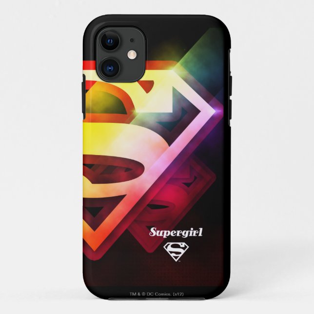 Supergirl Colourful Logo Case-Mate iPhone Case (Back)