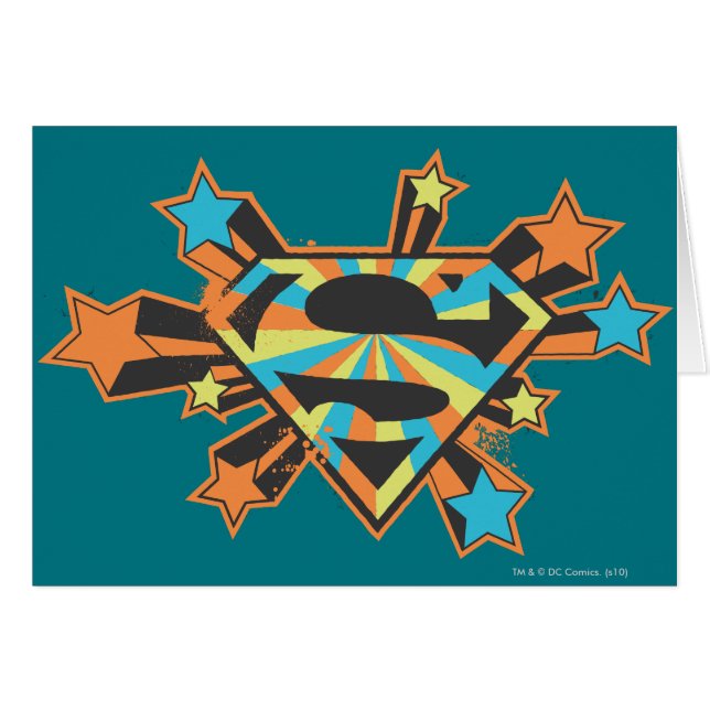 Supergirl Colourful Stars Logo (Front Horizontal)