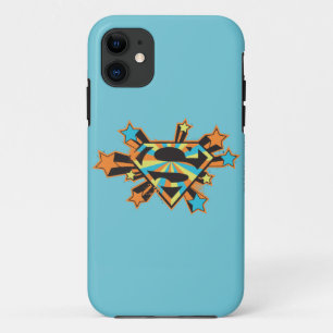 Supergirl Colourful Stars Logo iPhone 11 Case