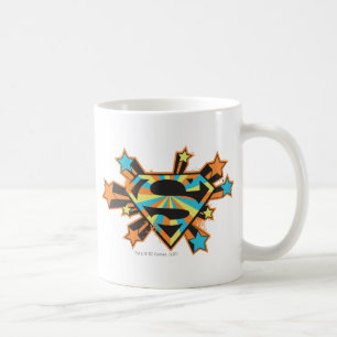 Supergirl Colourful Stars Logo Coffee Mug