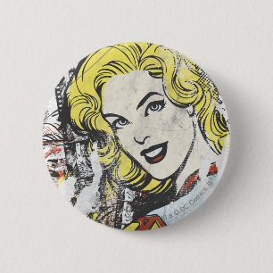 Supergirl Comic Capers 1 6 Cm Round Badge