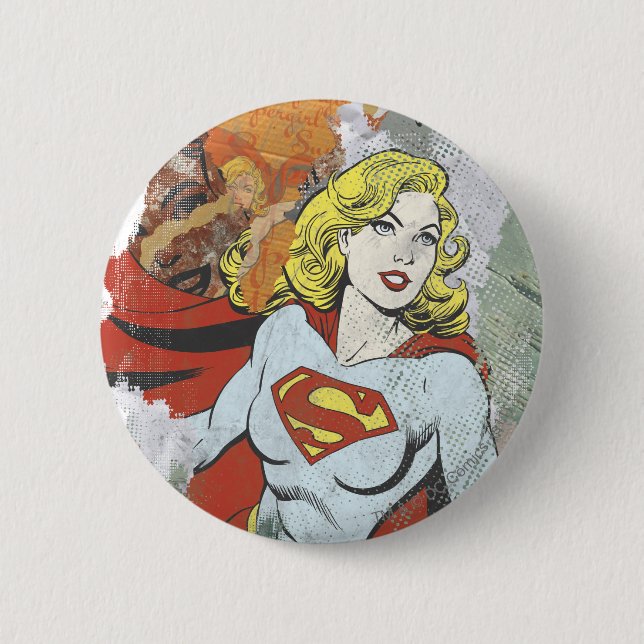 Supergirl Comic Capers 2 6 Cm Round Badge (Front)