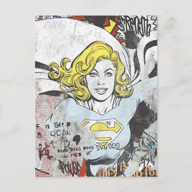 Supergirl Comic Capers 3 Postcard (Front)