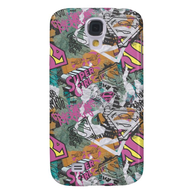Supergirl Comic Capers Pattern 10 Case-Mate Samsung Galaxy Case (Back)