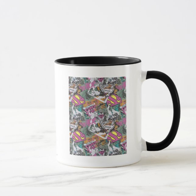 Supergirl Comic Capers Pattern 10 Mug (Right)