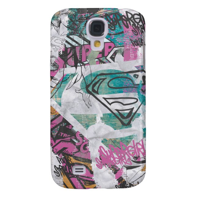 Supergirl Comic Capers Pattern 11 Case-Mate Samsung Galaxy Case (Back)
