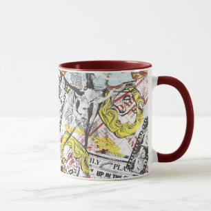 Supergirl Comic Capers Pattern 2 Mug