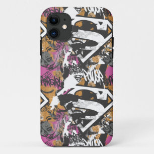 Supergirl Comic Capers Pattern 3 iPhone 11 Case