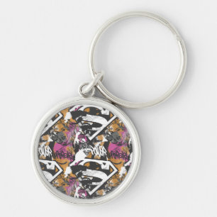 Supergirl Comic Capers Pattern 3 Key Ring