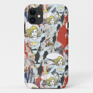 Supergirl Comic Capers Pattern 5 iPhone 11 Case