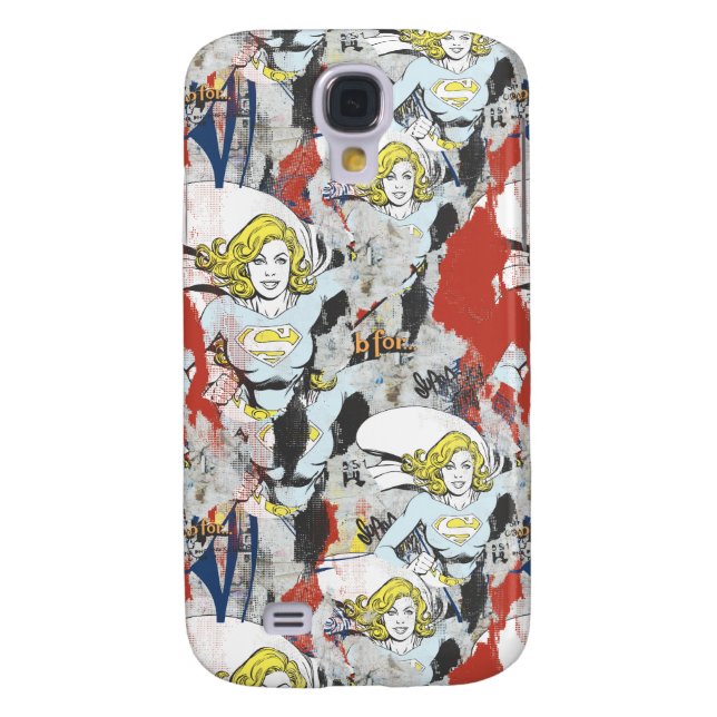 Supergirl Comic Capers Pattern 5 Case-Mate Samsung Galaxy Case (Back)