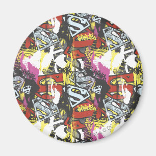 Supergirl Comic Capers Pattern 7 Magnet