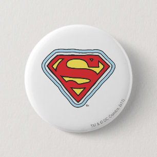 Supergirl Comic Logo 6 Cm Round Badge