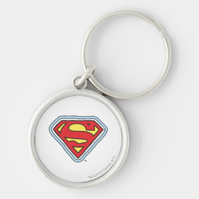 Supergirl Comic Logo Key Ring (Front)