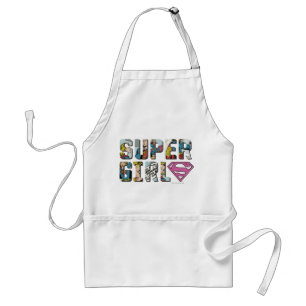 Supergirl Comic Logo Standard Apron