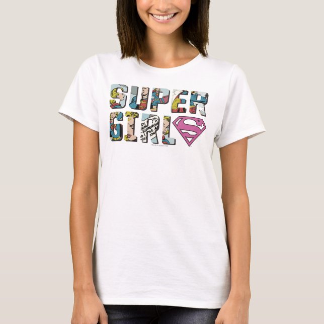 Supergirl Comic Logo T-Shirt (Front)