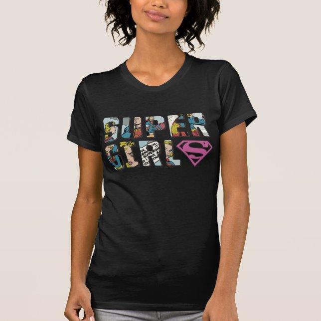 Supergirl Comic Logo T-Shirt (Front)