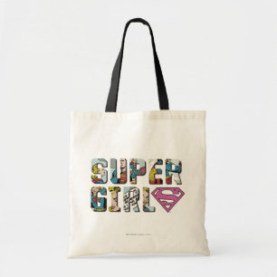 Supergirl Comic Logo Tote Bag