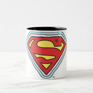 Supergirl Comic Logo Two-Tone Coffee Mug