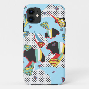 Supergirl Crazy Sky iPhone 11 Case