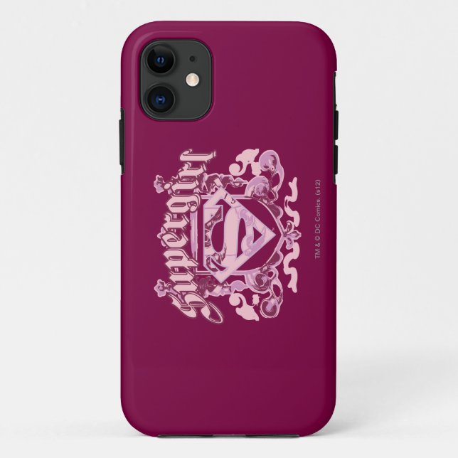 Supergirl Crest Design Case-Mate iPhone Case (Back)