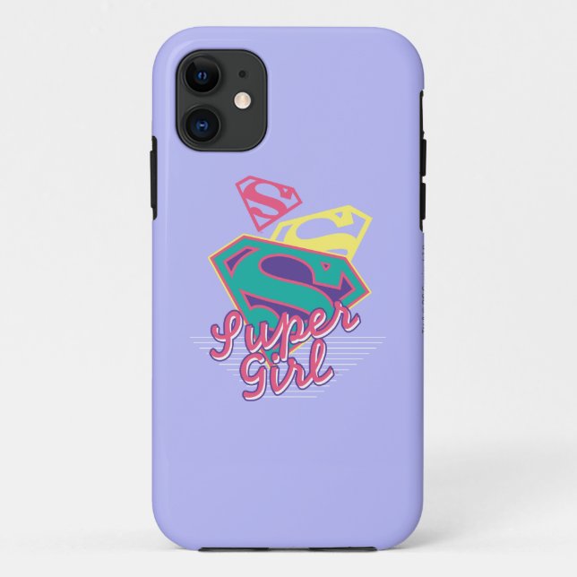 Supergirl Cursive Case-Mate iPhone Case (Back)