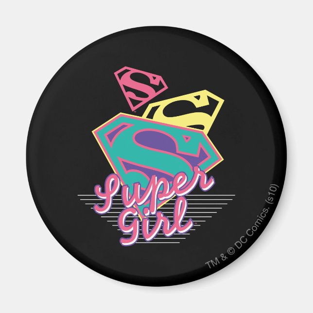 Supergirl Cursive Magnet (Front)