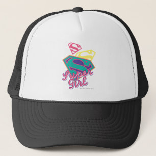 Supergirl Cursive Trucker Hat