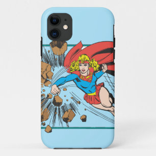Supergirl Destroys Boulder iPhone 11 Case