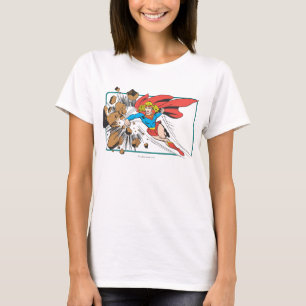 Supergirl Destroys Boulder T-Shirt