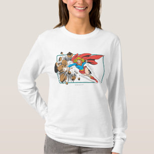 Supergirl Destroys Boulder T-Shirt