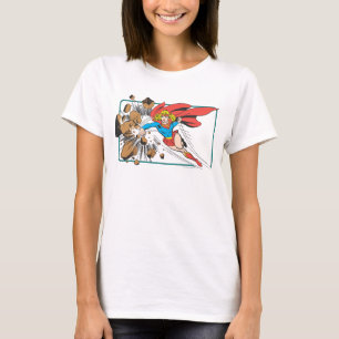 Supergirl Destroys Boulder T-Shirt