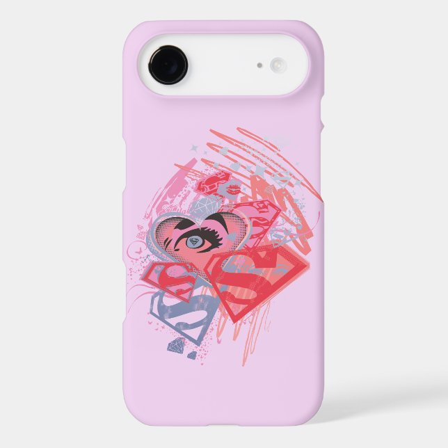 Supergirl Diamonds and Lips Case-Mate Samsung Galaxy Case (Back)