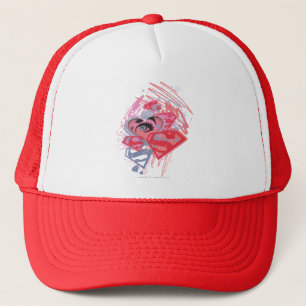 Supergirl Diamonds and Lips Trucker Hat
