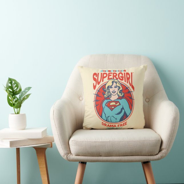 Supergirl Drama Free In My City Cushion (Chair)