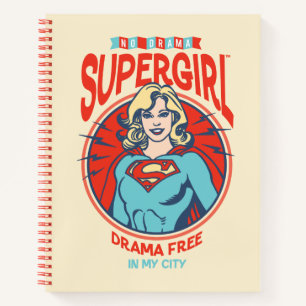 Supergirl Drama Free In My City Notebook