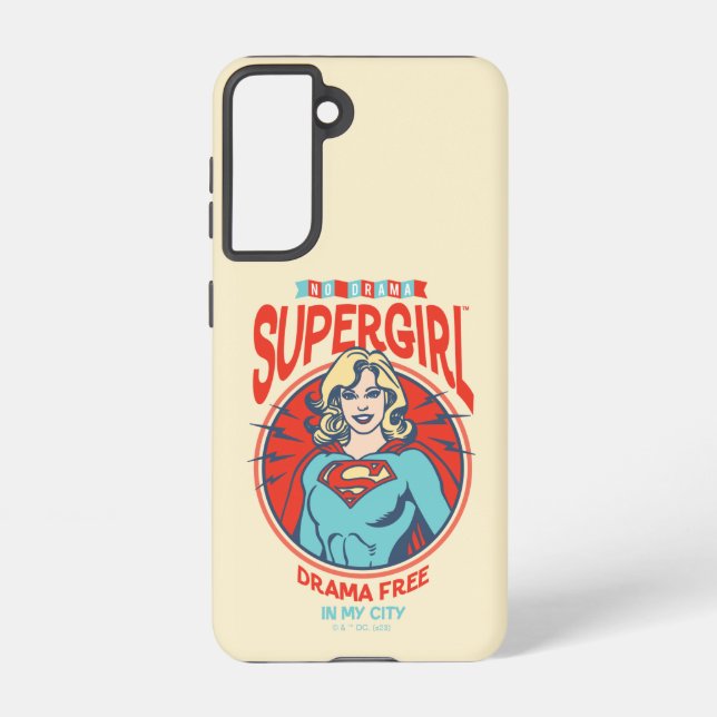 Supergirl Drama Free In My City Samsung Galaxy S21 Case (Back)