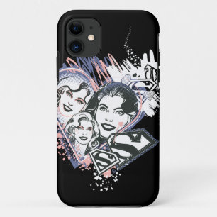 Supergirl Face Collage iPhone 11 Case