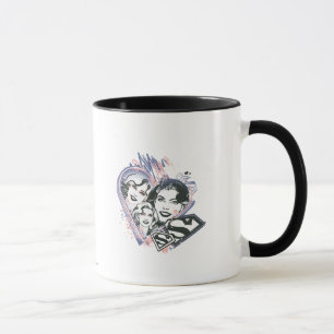 Supergirl Face Collage Mug