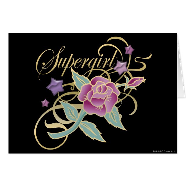 Supergirl Fancy Roses (Front Horizontal)