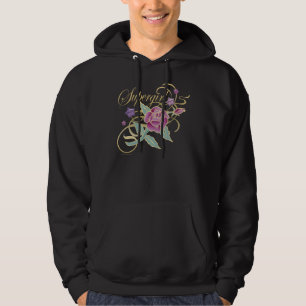 Supergirl Fancy Roses Hoodie