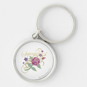 Supergirl Fancy Roses Key Ring