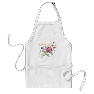 Supergirl Fancy Roses Standard Apron