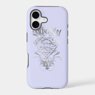 Supergirl Fancy Silver Logo